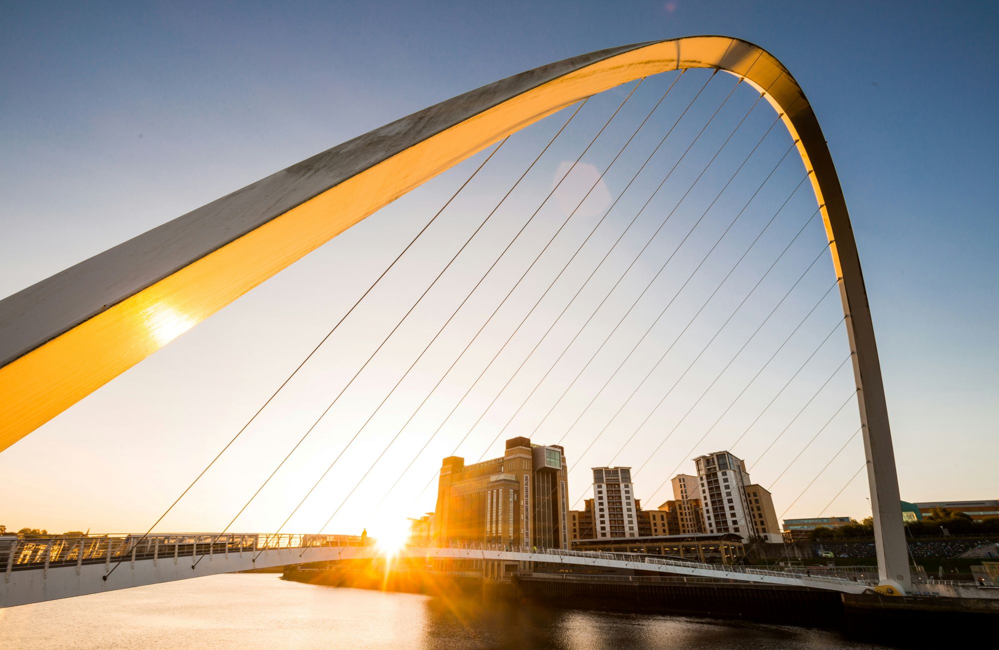 Gateshead Millennium Bridge.