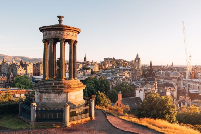 Calton Hill in Edinburgh