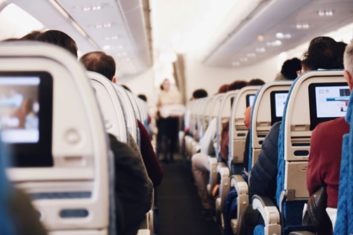 people on a plane