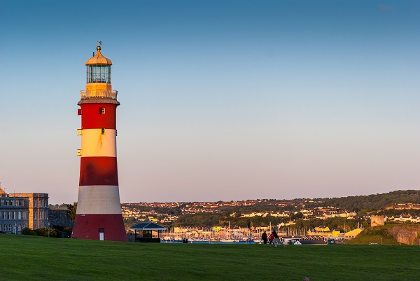 Plymouth Hoe in the evening