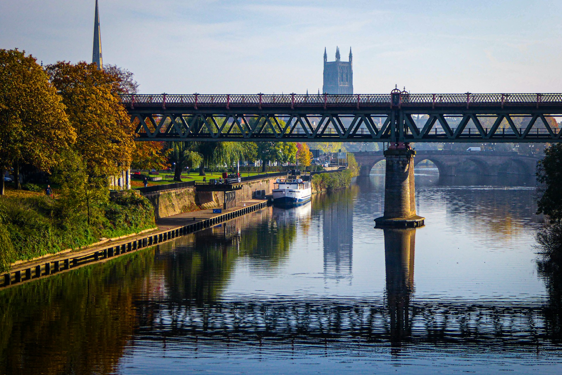 The picturesque riverside town of Bewdley.