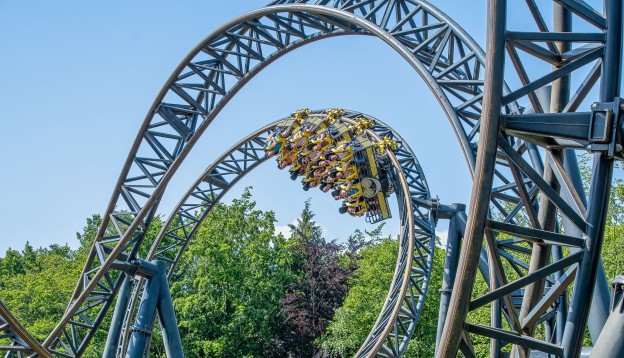 The Smiler ride at Alton Towers.