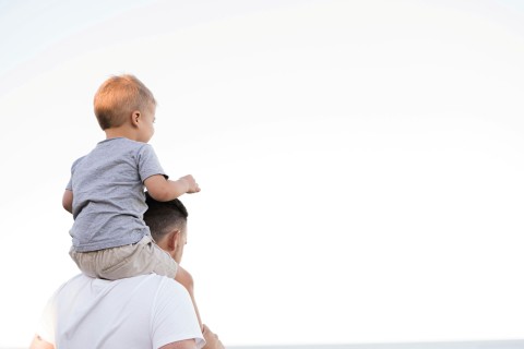 dad and child