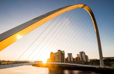 Gateshead Millennium Bridge.