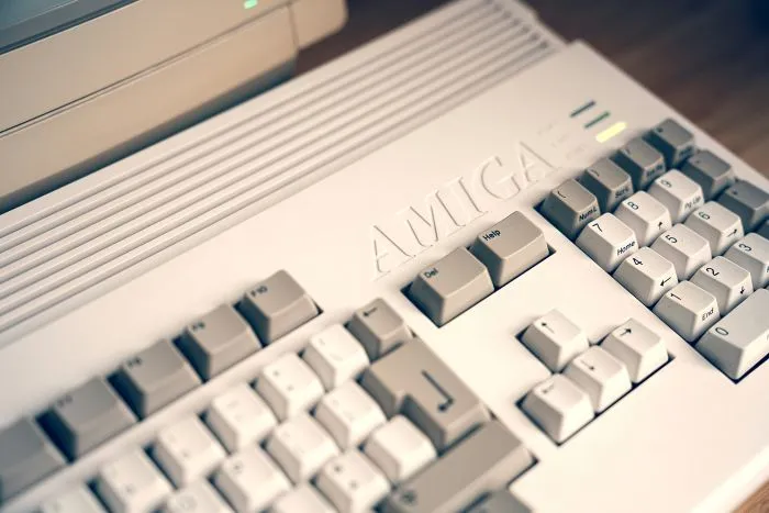 Alt: A vintage keyboard. 
